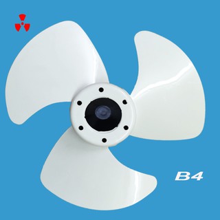 Cánh quạt hộp 3 lá B4 ( 4 tấc ) quạt thông gió - Tặng kèm chụp giữ cánh )
