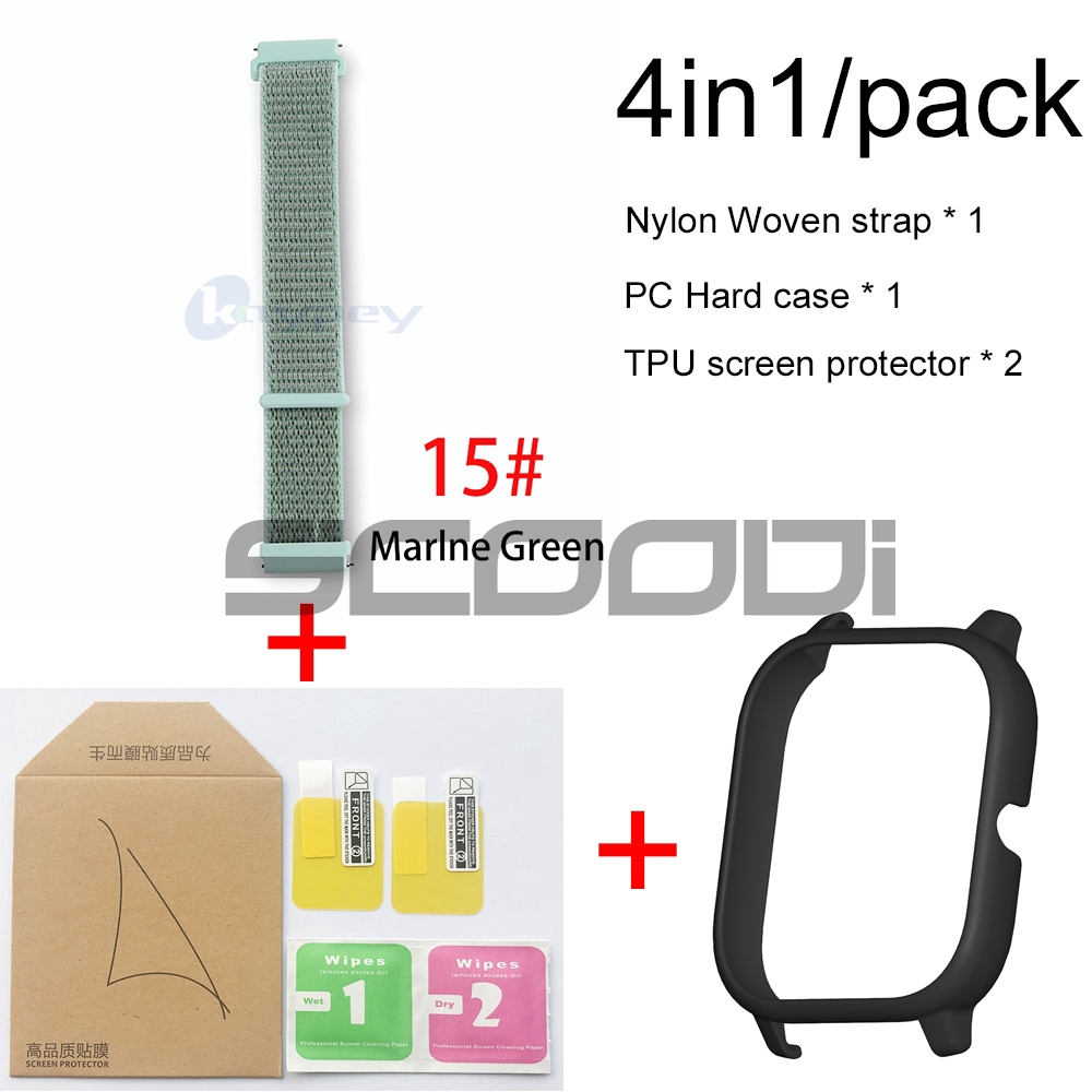 Dây đeo và ốp bảo vệ 4 trong 1 cho đồng hồ đeo tay thông minh for Xiaomi Huami Amazfit Gts