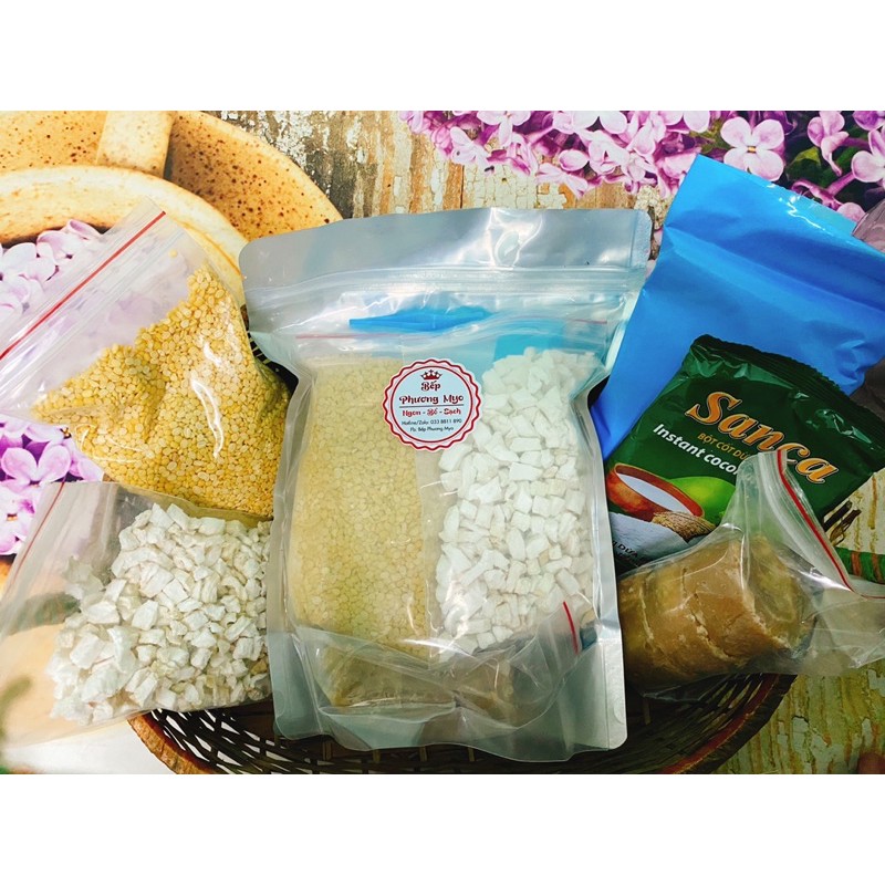 Set CHÈ BƯỞI ĐẬU XANH 40-50ly