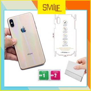 Miếng dán ppf mặt sau iphone - tặng kèm bộ giấy lau dán ppf
