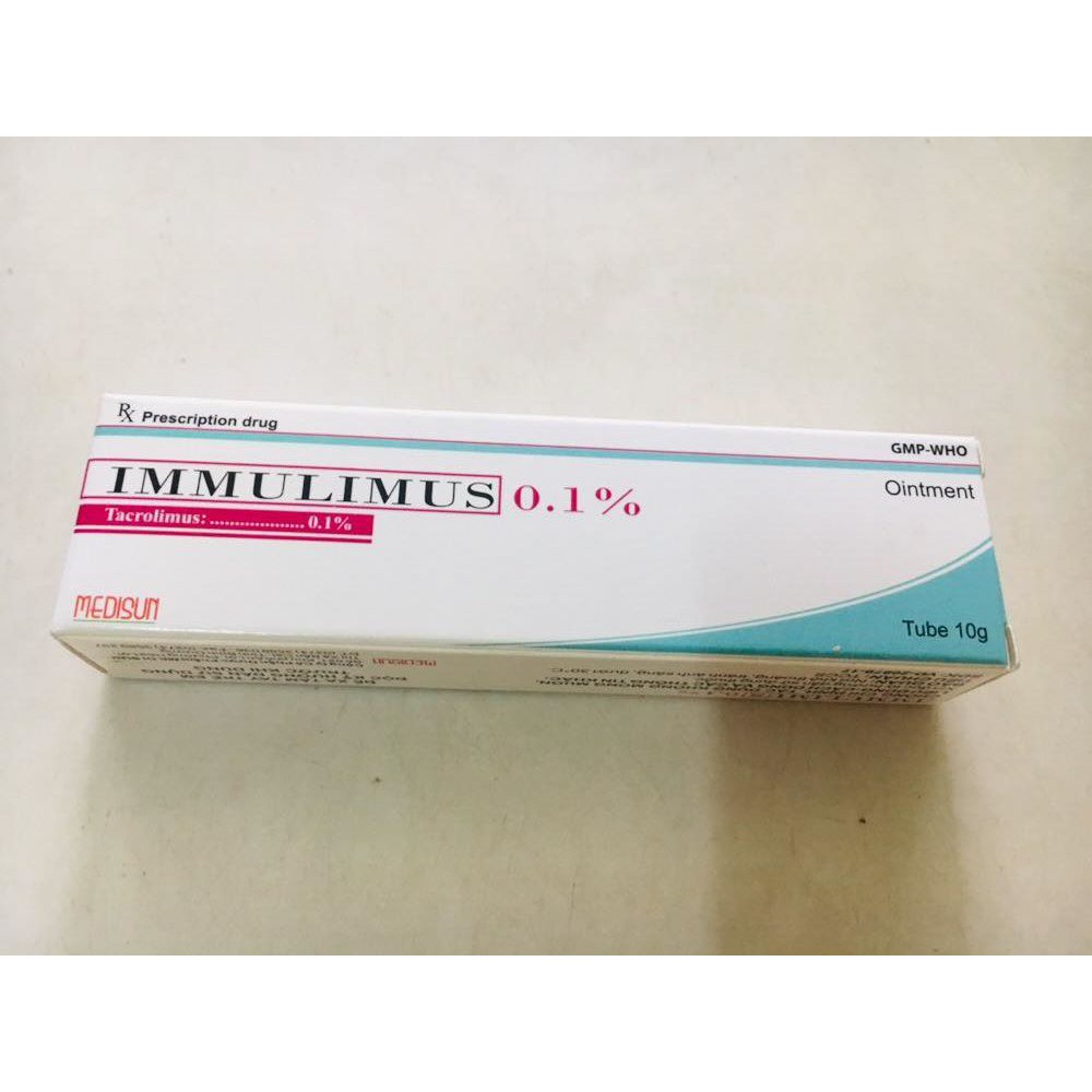MỠ BÔI DA IMMULIMUS 0,1% (TUBE/ 10G)