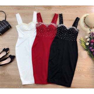 🎀🎀🎀 mùa cưới sắp đến rồi: váy body cup ngực đính hạt trai 💖❤💖