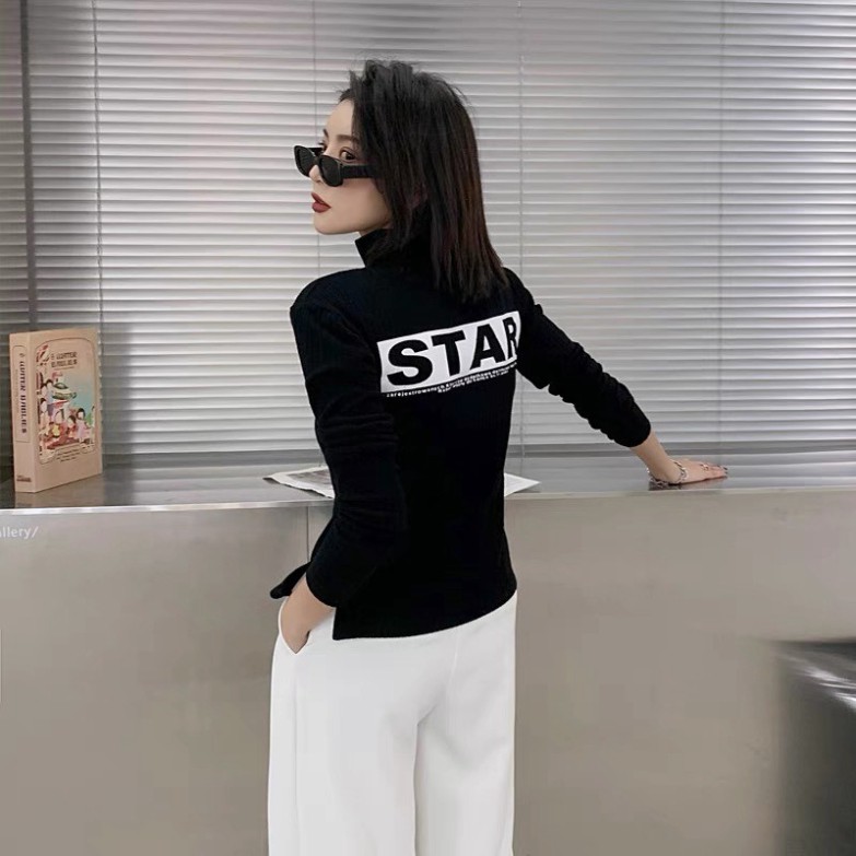 Áo Len Cao Cổ, Áo Len Cổ Khóa STAP Form Ôm Kiểu Dáng Hiện Đại Sang Chảnh Dễ Thương | BigBuy360 - bigbuy360.vn