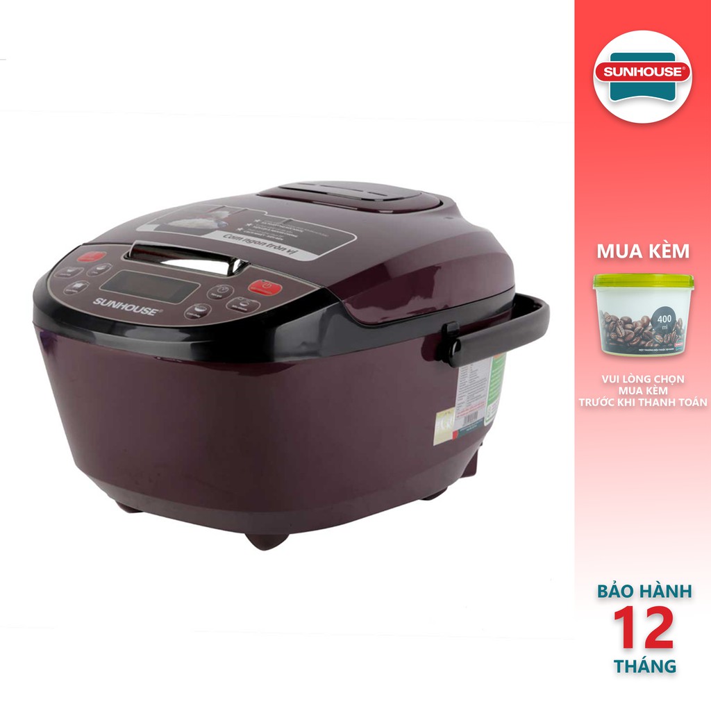 Nồi cơm điện tử 1.8L SUNHOUSE SHD8909