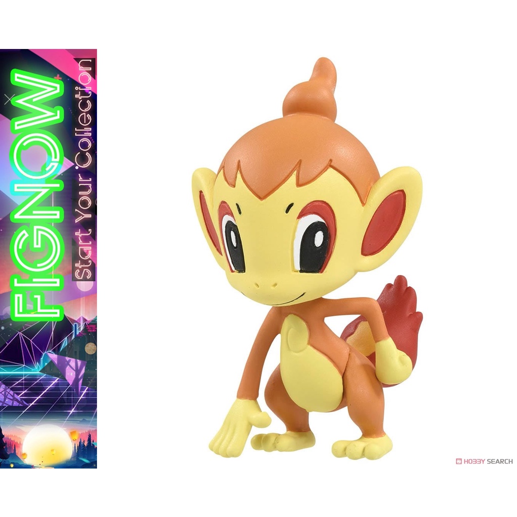 [NEW] Mô Hình Pokemon Chính Hãng Takara TOMY Monster Colletion - Moncolle Chimchar MS-54