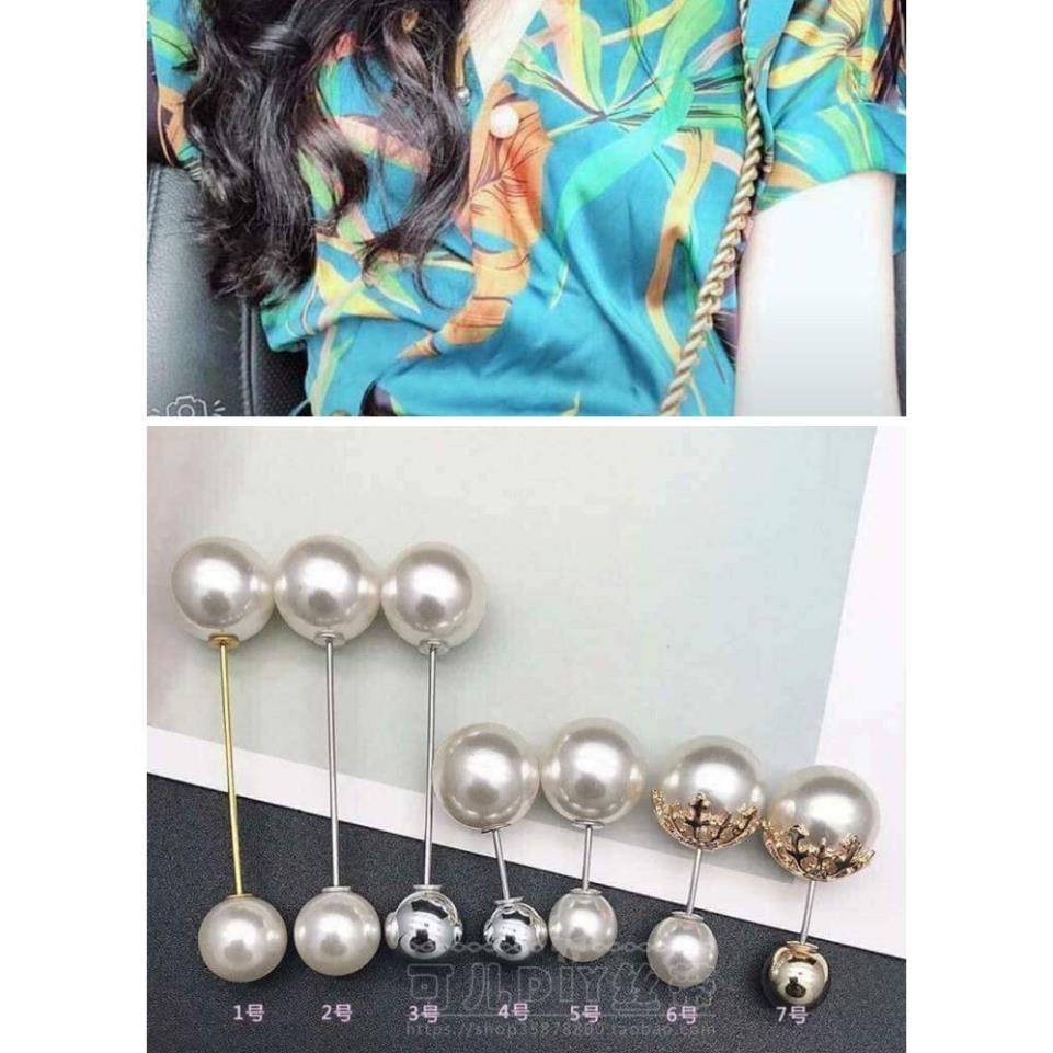 Set 7 ghim cài áo NT đính đá đính ngọc thời trang siêu đẹp ( tuyển khách sỉ)