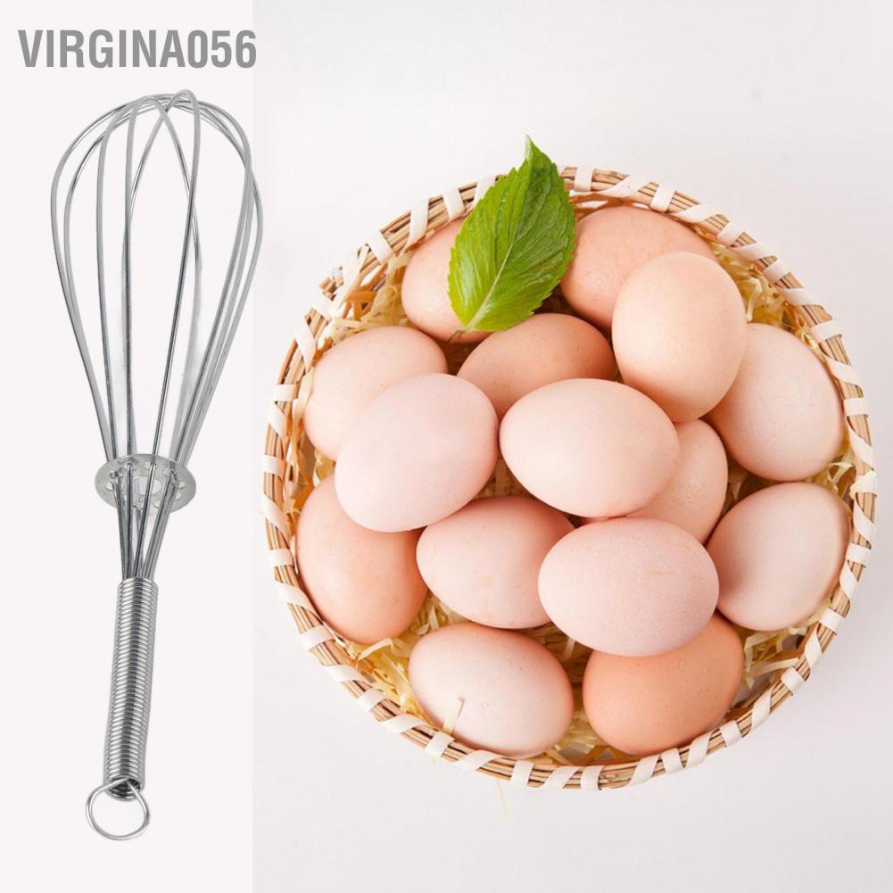 Hàng Hot Máy đánh trứng cầm tay bằng thép không gỉ Máy đánh trứng Máy trộn trứng Dụng cụ nấu ăn Hàng giao ngayVirgina056