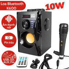 Loa bluetooth kèm mic HÁT KARAOKE XỊN, Loa Super Bass âm thanh tuyệt đỉnh - Bảo hành 1 ĐỔI 1