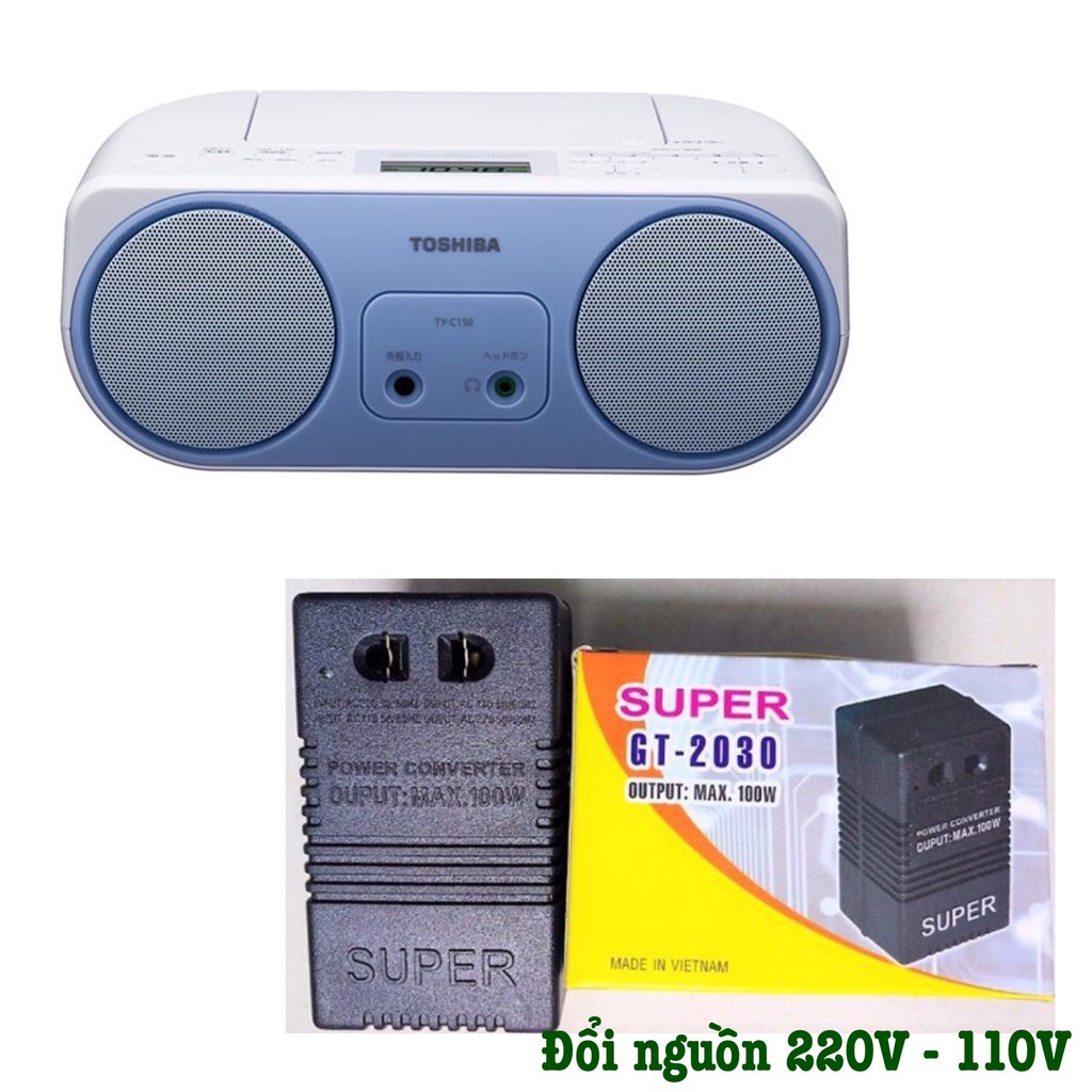 Đài đĩa CD Radio Toshiba TY-C150 nội địa Nhật 100V