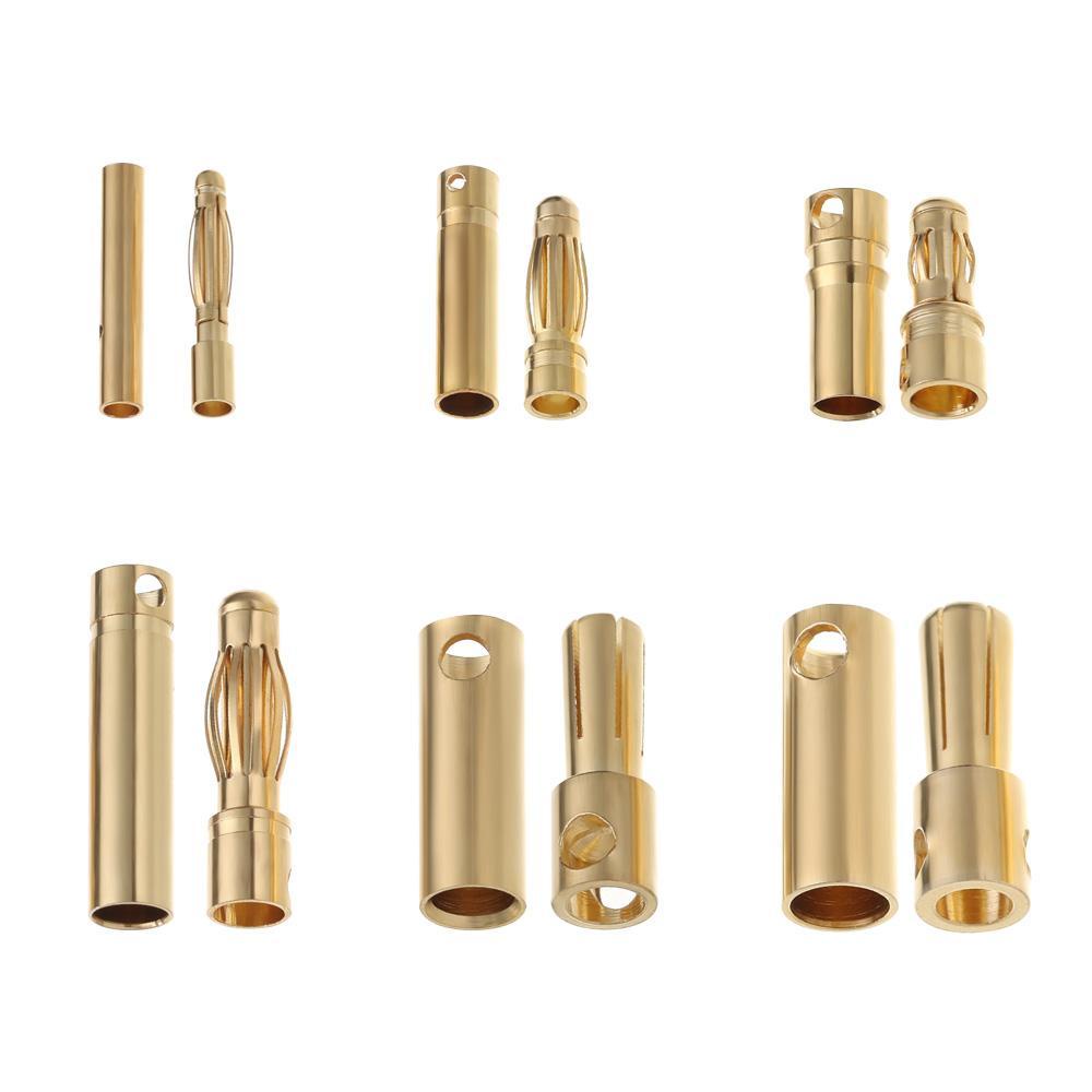 Set 10 Cặp Đầu Cắm Bắp Chuối 2 / 3 / 3.5 / 4 / 5 / 5.5mm Chuyên Dụng|Hộp Kèn Trumpet Phích Cắm