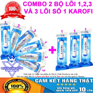 Combo 2 bộ lõi lọc 123 và 3 lõi số 1 karofi hàng chính hãng dùng để thay thế cho máy lọc nước R.O