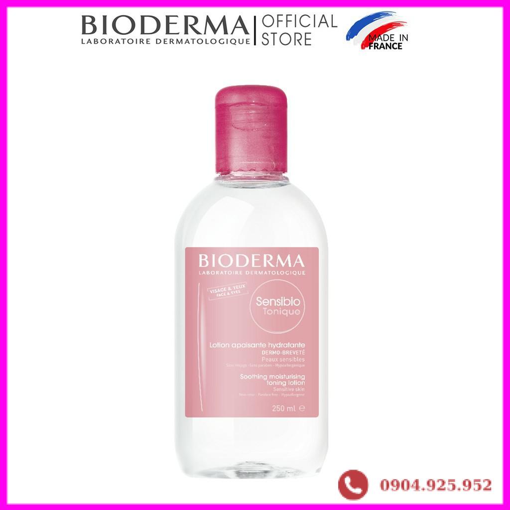 Dung dịch cân bằng dưỡng ẩm và làm dịu da Bioderma Sensibio Tonique - 250ml