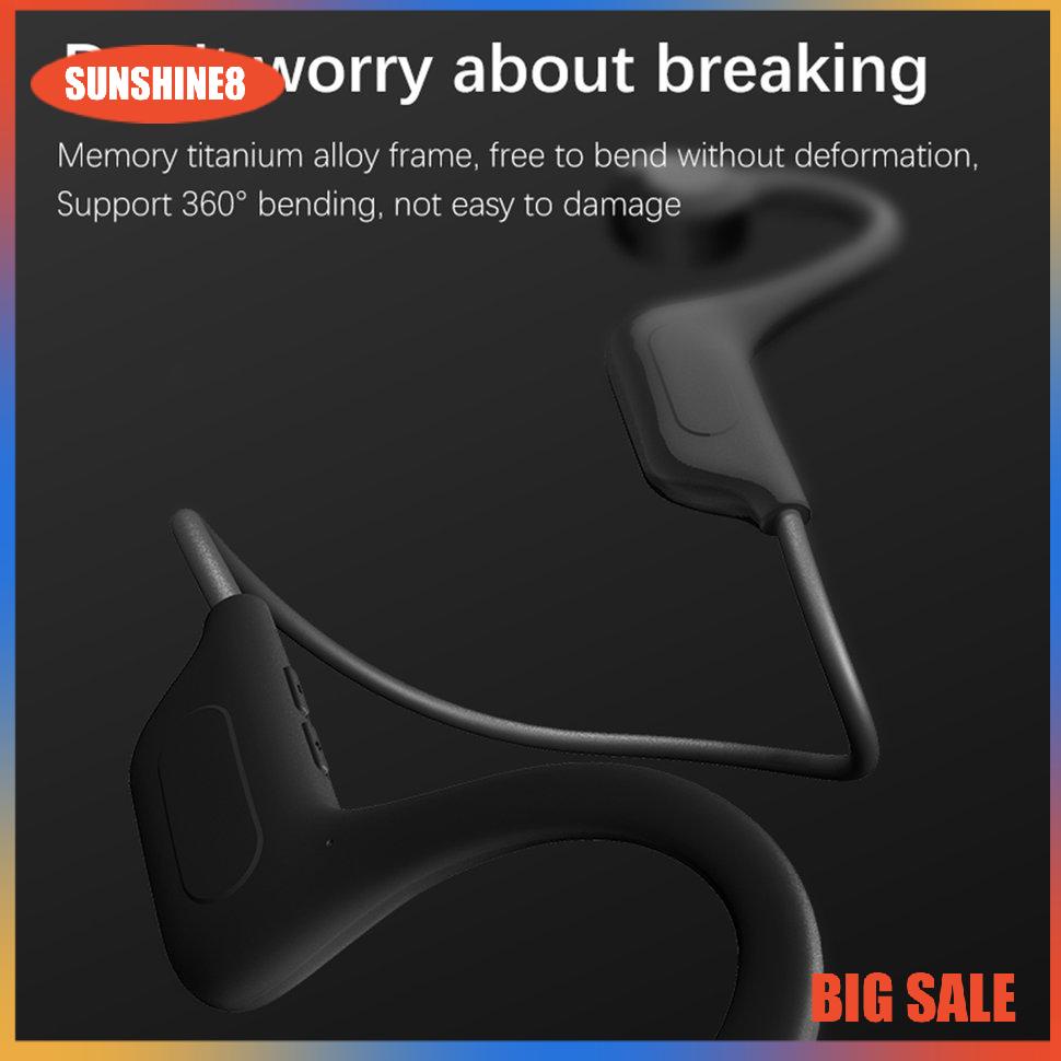 【SUN】Vg02 Bone Conduction Wireless Headset 5.1 Concept Bone Conduction Movement