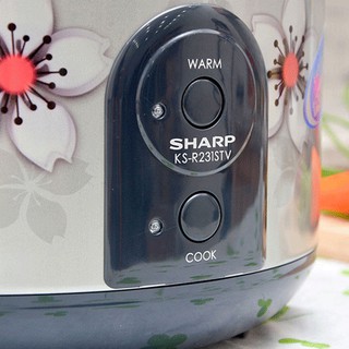Nồi Cơm Điện SHARP 2.2 Lít KS-R231STV "SS" (HÀNG CHÍNH HÃNG)
