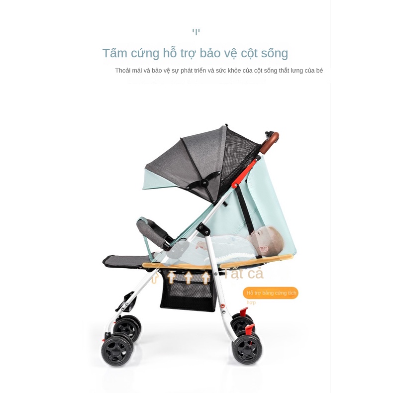 Xe Đẩy Gấp Gọn Cao Cấp  Xe đẩy 1 chiều cao cấp aluminium siêu bền và nhẹ gấp gọn cho bé từ sơ sinh