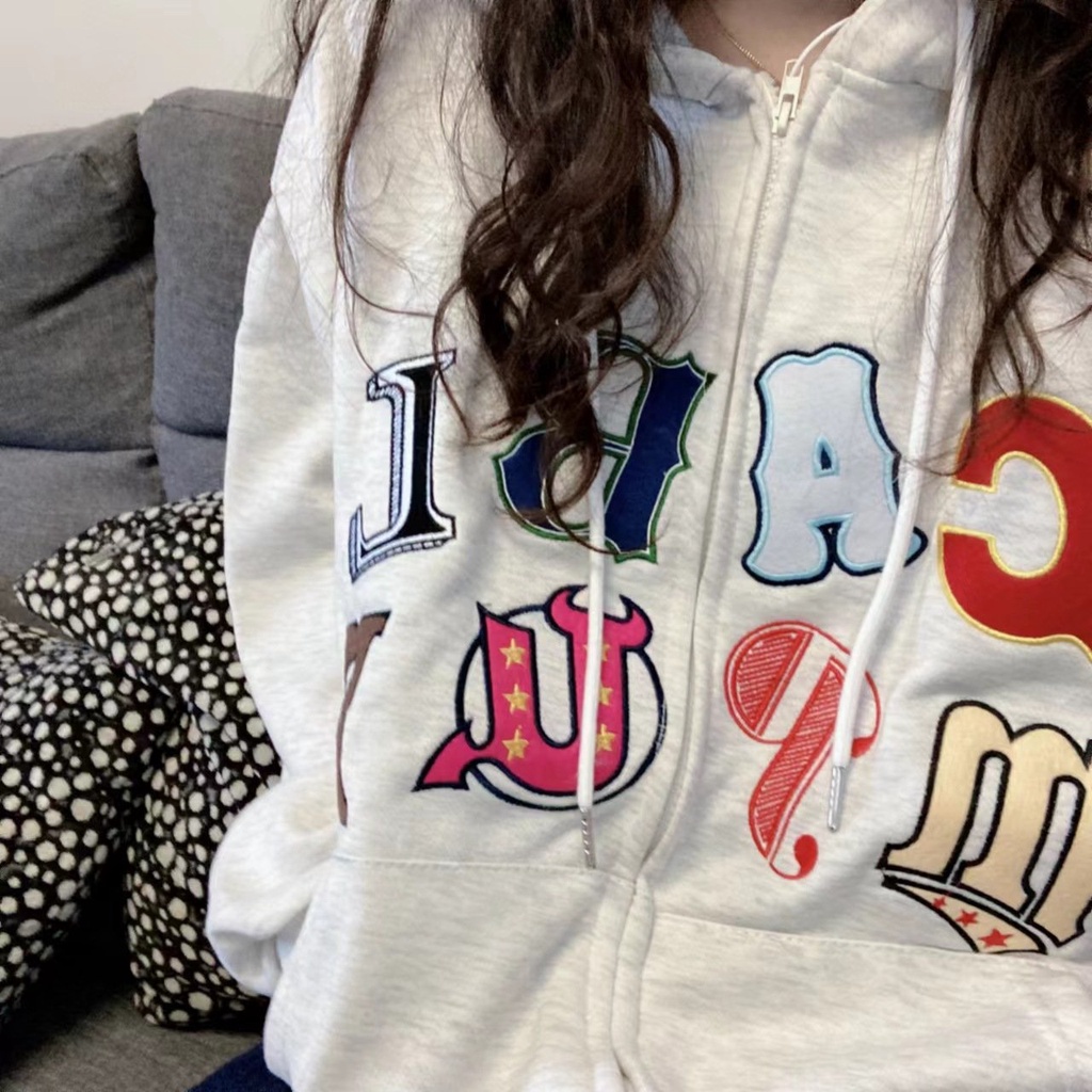 Áo khoác hoodie nữ chữ CABL nhiều màu - Nana's House - Chất nỉ ngoại dày dặn màu sắc trẻ trung dễ phối đồ