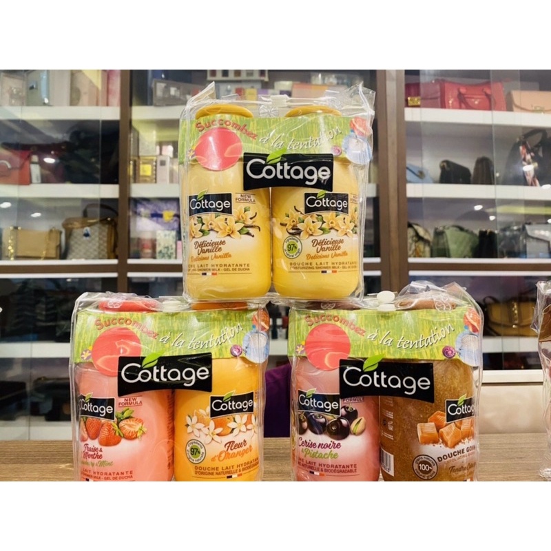 Sét sữa tắm Cottage set 2 chai 🥰🥰, mỗi chai 250ml