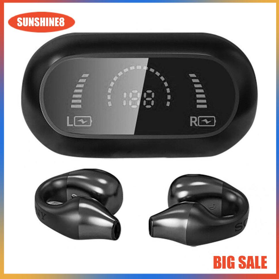 【SUN】Earphones Wireless Sport Stereo Fingerprint Touch Stable Transmission Earphone
