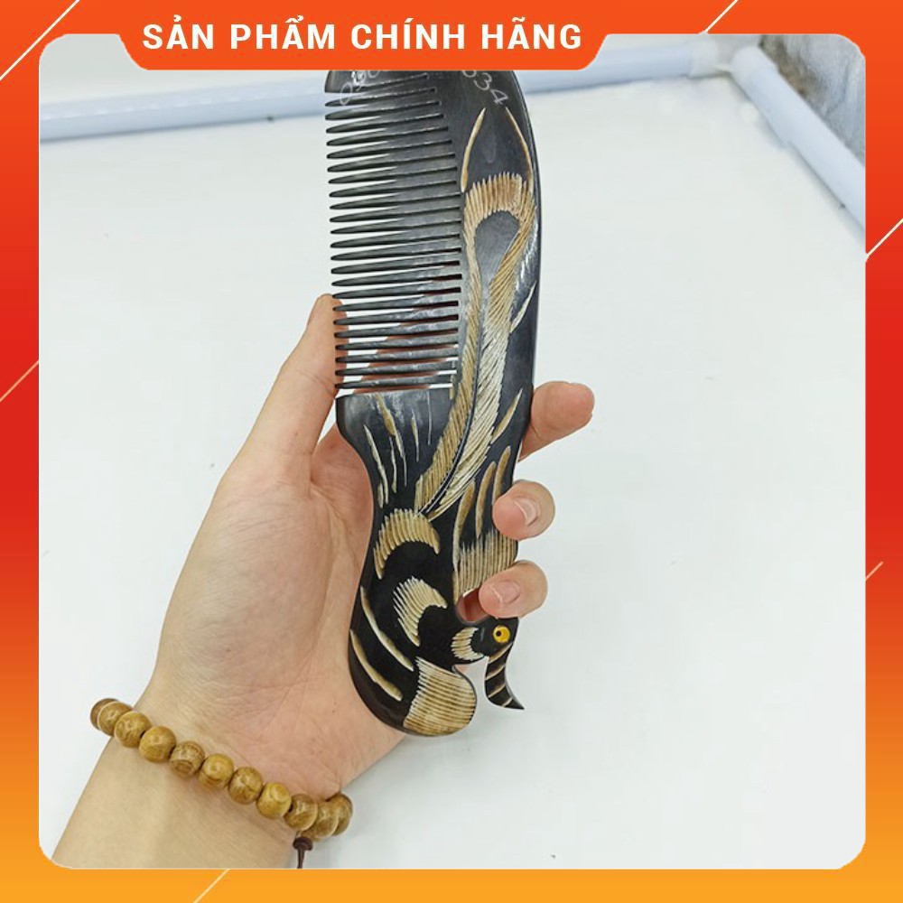 Lược chải tóc Sừng phượngFREESHIP Lược chải đầu sừng đen cao cấp [Hot]