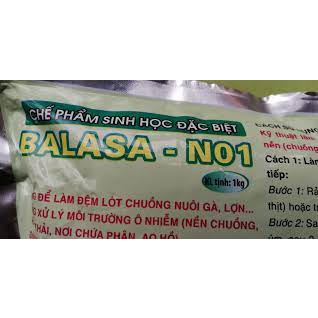 Chế phẩm sinh học đặc biệt - Men vi sinh Balasa- N01 gói 1kg