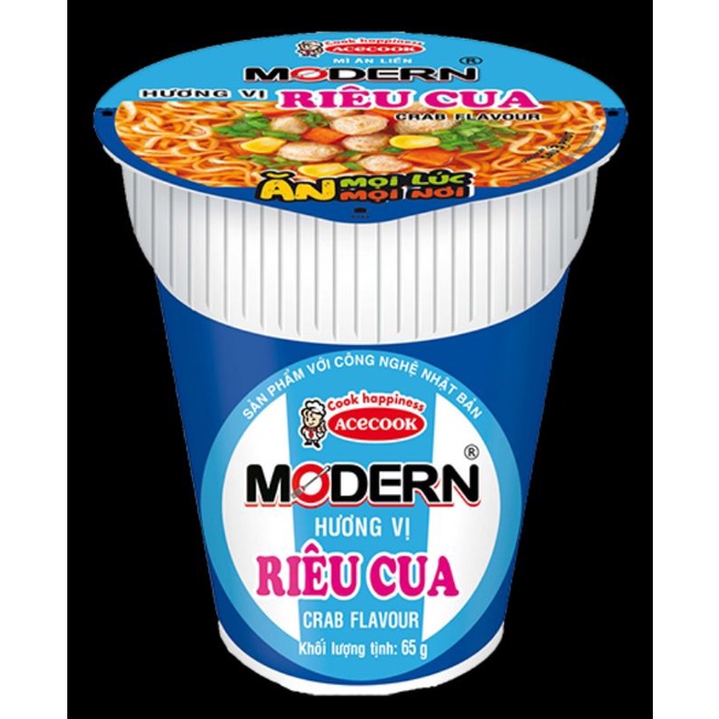 Mì Ly Modern hương vị Riêu Cua Acecook hàng mới về | Shopee Việt Nam
