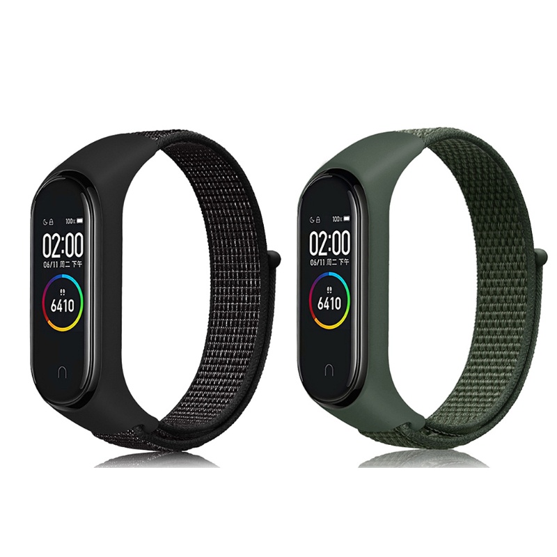 Dây Đeo Thay Thế Chất Liệu Nylon Mềm Màu Trơn Cho Mi band 6 - Mi band 5