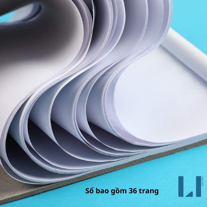 Palette giấy tear off paper palette 36 trang - Bảng pha màu bằng giấy tiện dụng