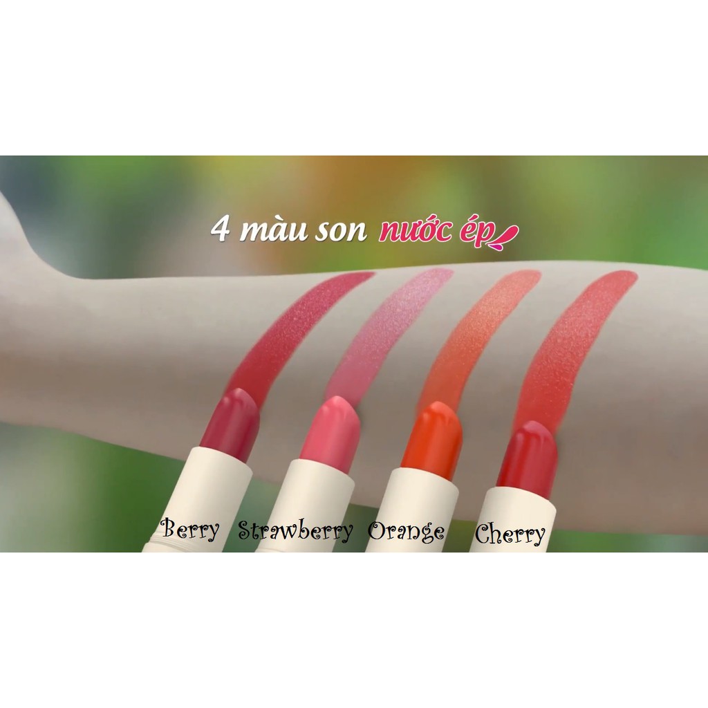 Son dưỡng chiết xuất trái cây Lipice Sheer Color Fruit Juice 4g