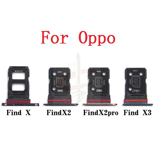 Khay Đựng Sim Điện Thoại Cho Oppo find X X2 Pro X3 Pro