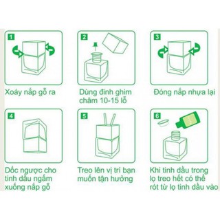 Tinh dầu bạc hà chai treo IAT