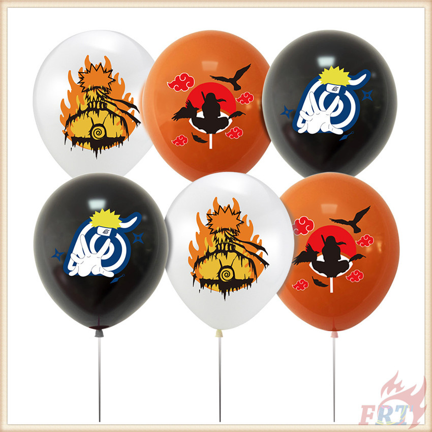Set 47 Bong Bóng Trang Trí Tiệc Sinh Nhật Hình Naruto