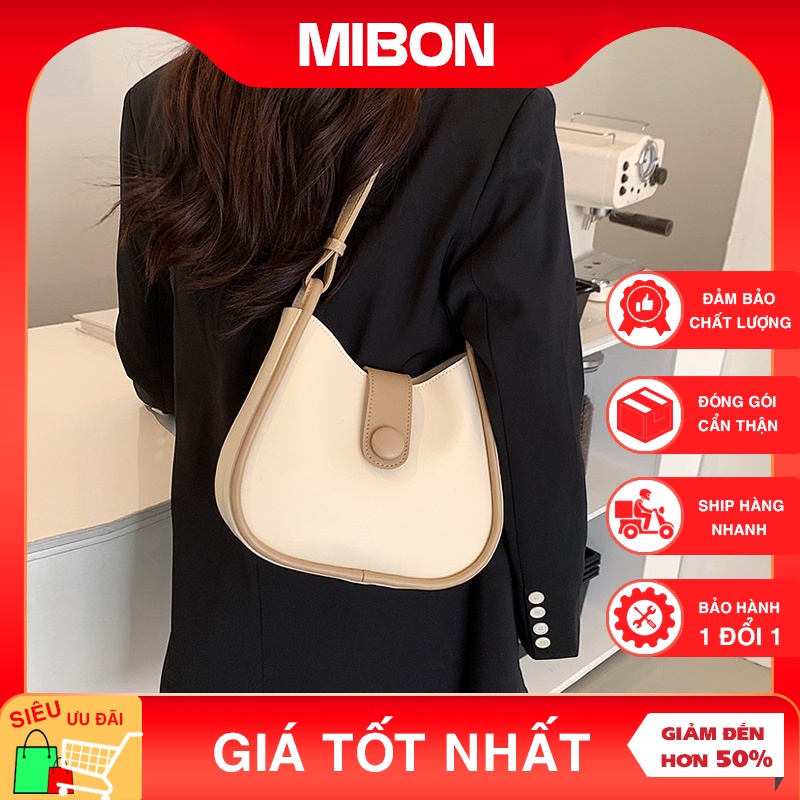 Túi kẹp nách đeo chéo nắp cúc sang chảnh thời trang trẻ trung