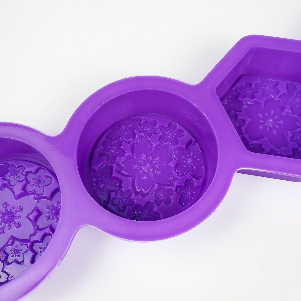 Khuôn Silicone Làm Xà Phòng Đa Năng 3D 1 Ngăn Tiện Dụng