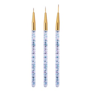 Set 3 cọ vẽ móng nghệ thuật