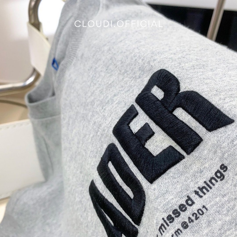 CÓ SẴN Áo Sweater Thêu Chữ Form Mỹ Rộng Brand ADER Cao Cấp Cho Nam Nữ Unisex