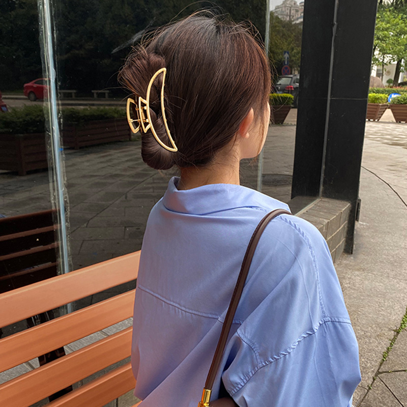 Kẹp Tóc Bằng Kim Loại Phong Cách Cổ Điển Hợp Thời trang