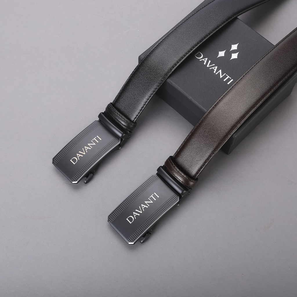 Thắt Lưng Nam Da Bò 4U Shop Công Sở Trơn Davanti DT226D27