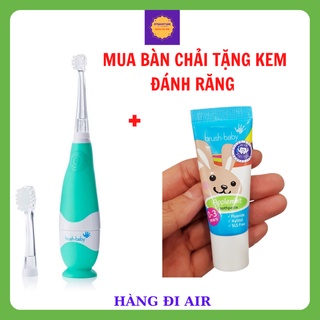 Bàn Chải  Đánh Răng Điện Cho Bé Brush Baby BabySonic Cho Trẻ Sơ Sinh Đến 3 Tuổi Kèm 2 Đầu Bàn Chải