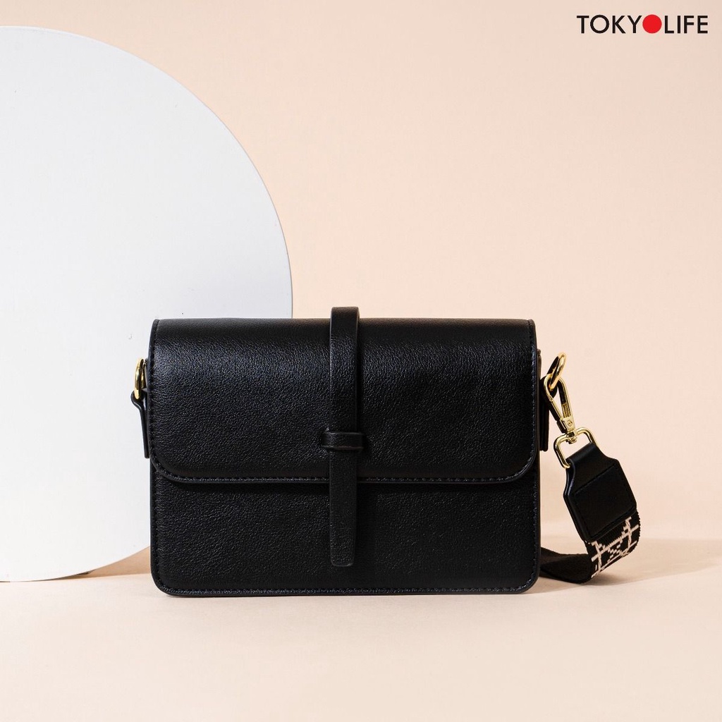 Túi xách nữ đẹp đeo chéo nữ thời trang công sở cao cấp da PU TOKYOLIFE E9BAG303I