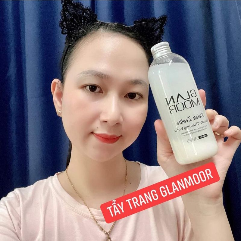 Nước Tẩy Trang Thải Độc Tố GLAN MOOR Chính Hãng HQ Detok Zeolite Trumble Cleasing Water - 300ml - Giảm Và Ngăn Ngừa Mụn