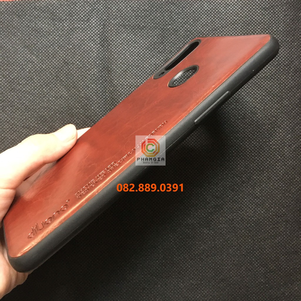 Ốp lưng Samsung Galaxy A20S chất liệu da sang trọng