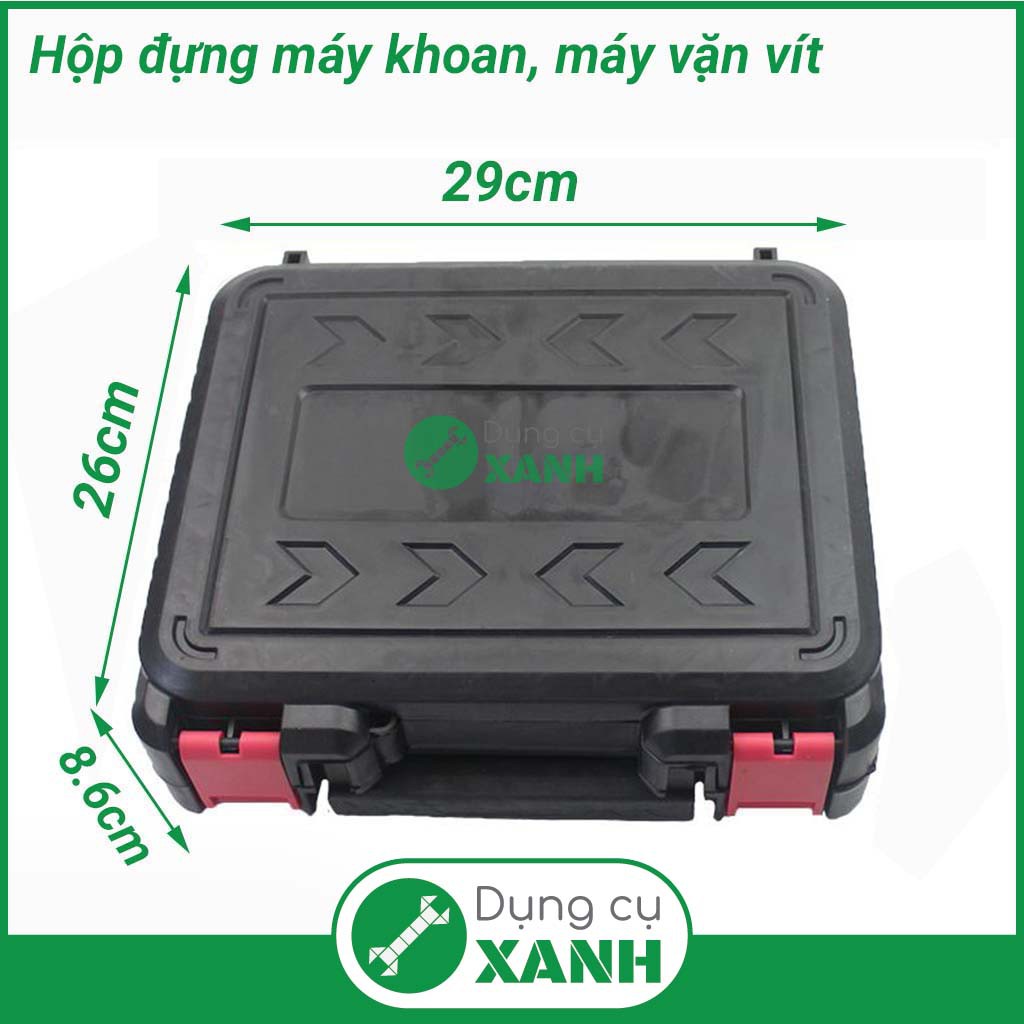 Hộp đựng máy khoan pin, máy vặn vít, máy xiết bu lông tiện lợi