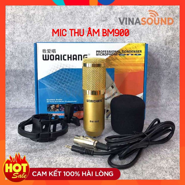 Combo Thu Âm Livestream Sound Card XOX K10 Mic BM 900 HOT Nhất 2021 Tặng Kèm Tai Nghe Samsung Cao Cấp