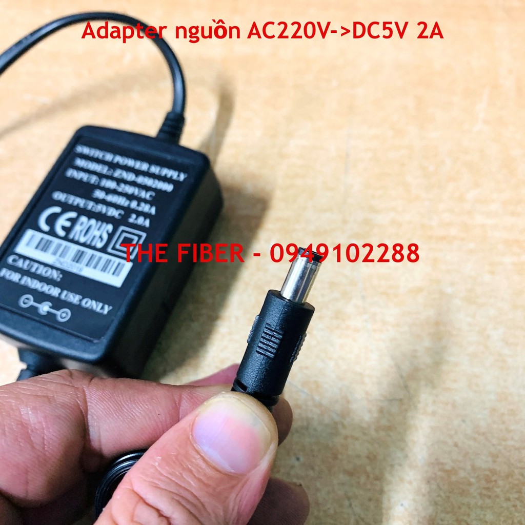 Adapter nguồn AC220V sang DC5V 1A/2A cho Converter