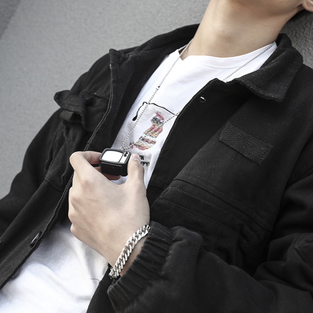 Dây chuyền mặt hình máy ảnh phát sáng độc đáo, phong cách thời trang cá tính cho nam nữ