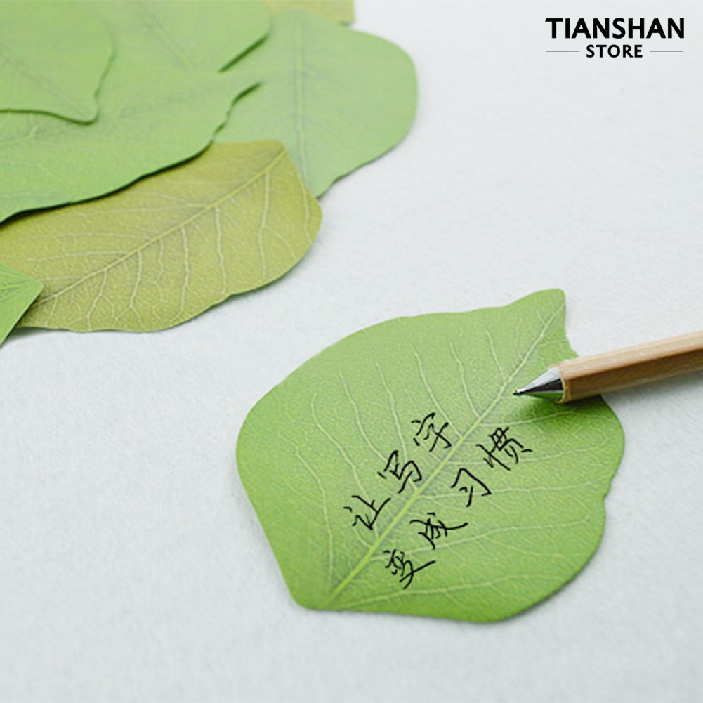 Giấy Ghi Chú Hình Chiếc Lá Sáng Tạo Độc Đáo