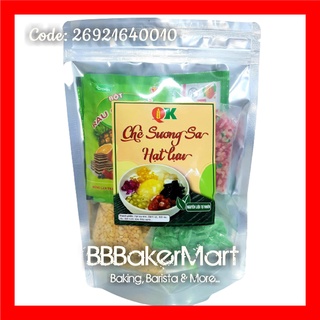 Set combo nguyên liệu Chè SƯƠNG SA Hạt Lựu QK