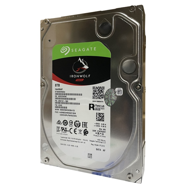 Ổ CỨNG MÁY TÍNH. HDD PC SEAGATE 8TB IRONWOLF Chính Hãng. VI TÍNH QUỐC DUY