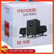  [Chính Hãng] Loa vi tính 2.1 Microlab M108 - Hàng chuẩn chính hãng bảo hành 1 năm