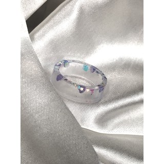 Purple Glitter Ring